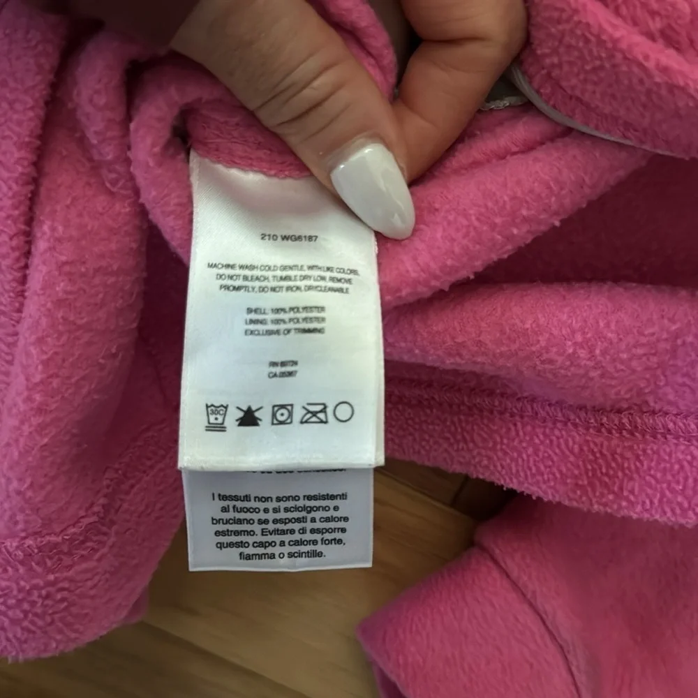 Columbia | Bright Pink | Full Zip Fleece | Youth size 18-20 (XL)